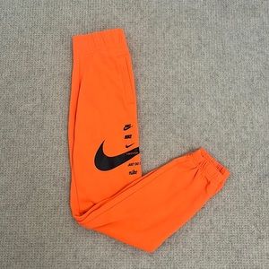 Orange Nike Sweatpants